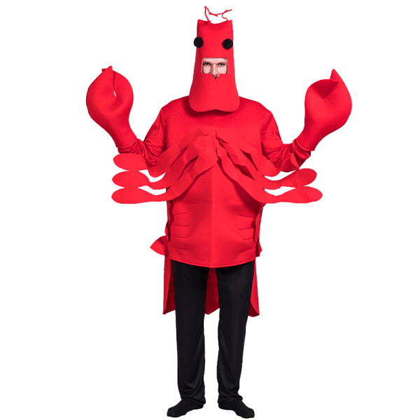 Red Lobster Halloween kostymfest Rolig scenkostym Mari