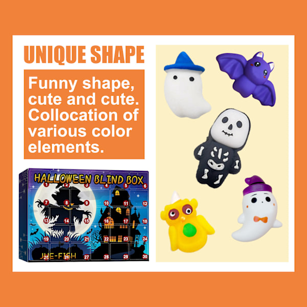 Halloween Blind Box Halloween Festgave Sæt Blind Box Legetøj Trick
