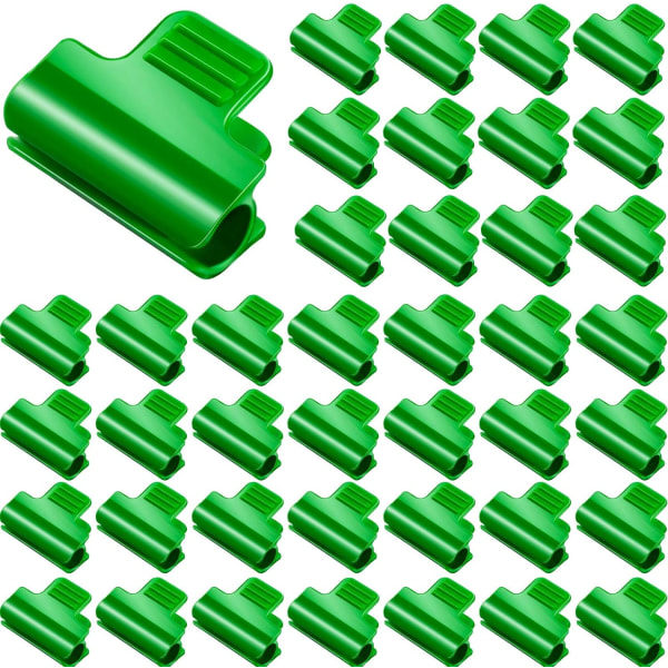 48 stk plastfester, 11 mm slangeskinn fester, plastfester, hagetilbehør