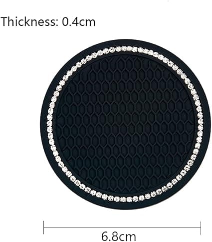 4 stk. Bilkoppholdere Universal Sklisikker Silikon Bilkoppholder