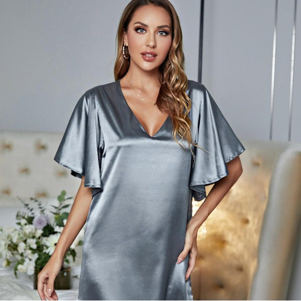 Eurooppalaiset ja amerikkalaiset pyjama naiset imitoivat silkkikotia cl M