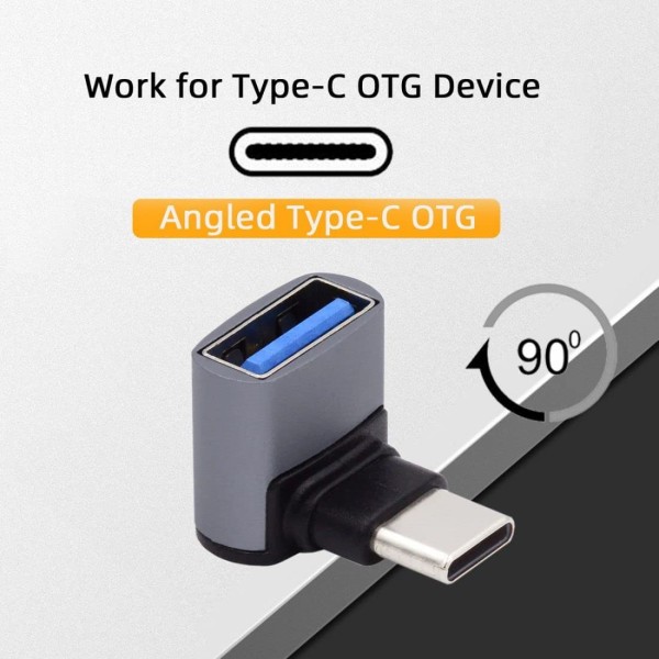 USB C OTG-adapter, USB 3.0 Type-A hunn til USB Type-C hann OTG