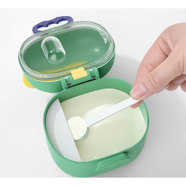 Baby Mælkepulver Beholder, 430ml Mælkepulver Dispenser, Bærbar Hav