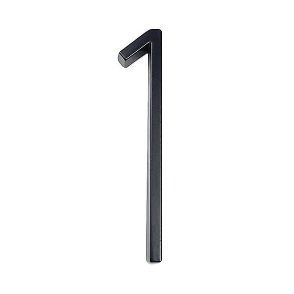Svart husnummer og bokstav 5 tommer 12,5 cm høy（1）