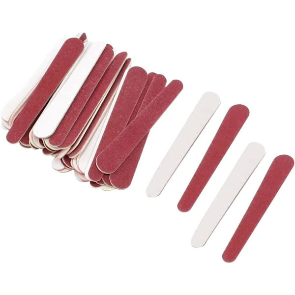 50 stk. Engangs Brune Neglefile