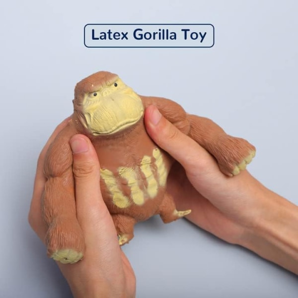 Bouncy Gorilla Toys (Brun) Gorilla Latex Myke Bouncy Leker, Barn