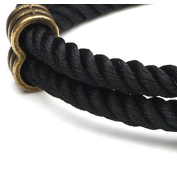 Armbånd Homme Ancre - Armbånd Cordage Nautique en Nylon, Cadea