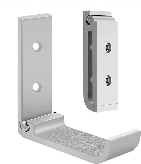 2 stk Foldable Headphone Wall Mount, Headphone Wall Mount, Stainle