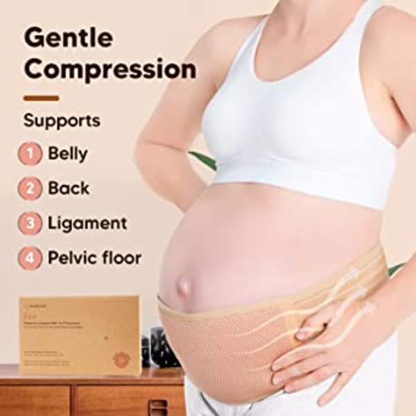 Maternity Belly Band för graviditet - Mjuk och andningsbar graviditet