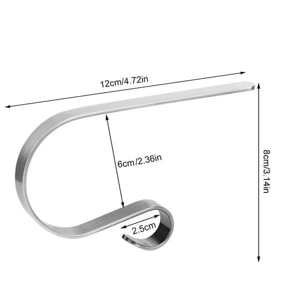 4-pack The Mentle Clip Julstrumpa Rack Hook Kamin Mantel