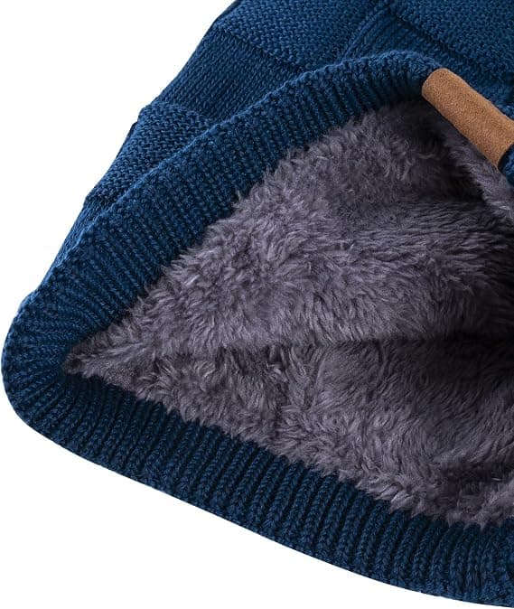 Efterår og vinter fleece all-match uld strikket hat varm mode