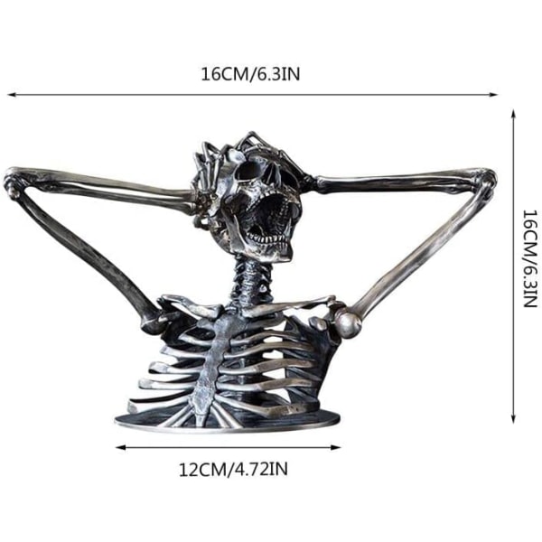 Bryd reglerne Madness Skelet Buste Skulptur, Breaking Al