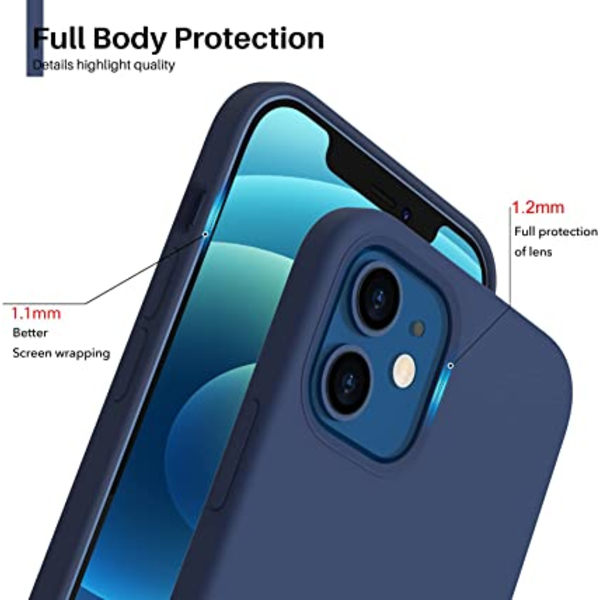 Skal kompatibel med iPhone 12 Mini Case 5,4\" i silikone, Skal