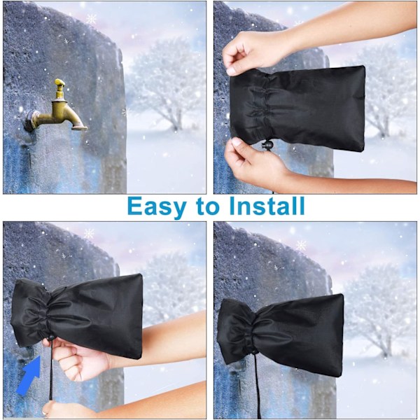 Ulkoinen hanasuoja, Cosy Winter Frost Protection Faucet Cover,