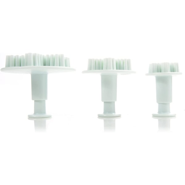 2 Set 3-pack Julkakformar Snöflaska Form för Kakor