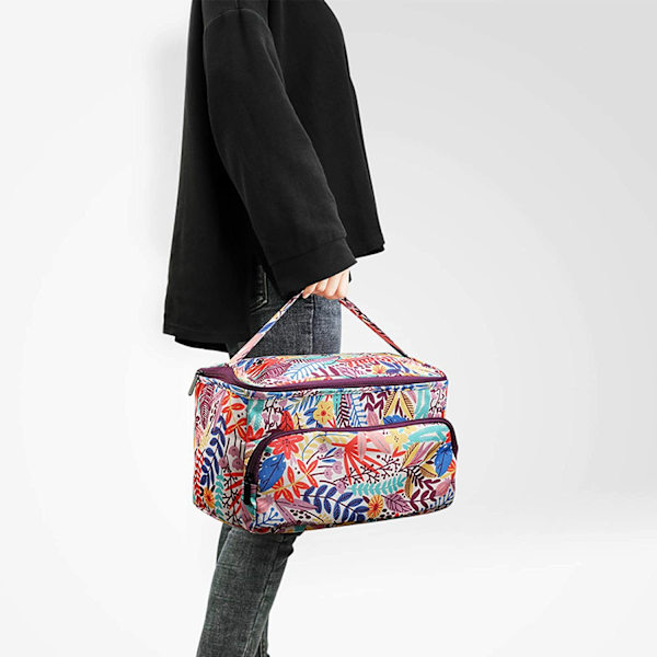 Stickpåse, Projektbag för virkning och stickning, Tote Bag för