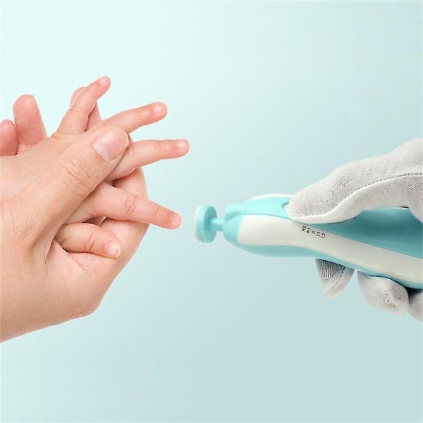 Elektrisk baby-negletrimmer, sikker neglefilklipper for nyfødte I