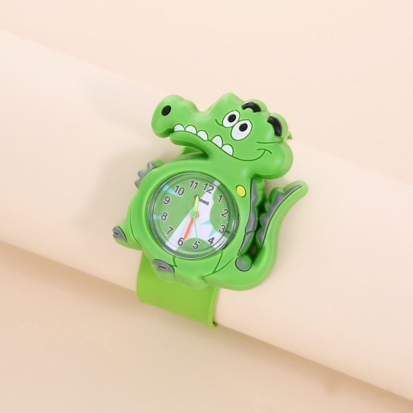 Barneklokke (krokodille), vanntett armbåndsur for barn Quar