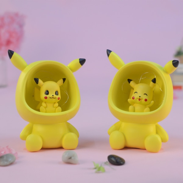 Pikachu nattlys søt liten gave jentehjerte gave til eksamen