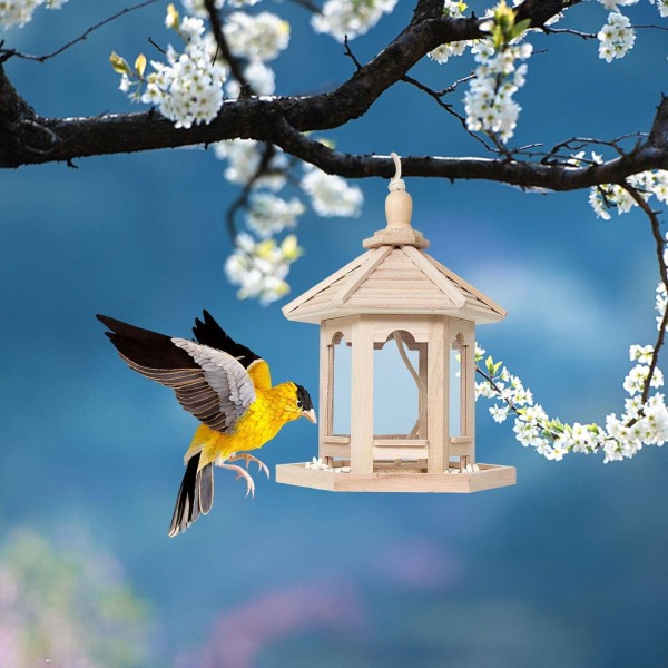 Outdoor Bird Feeder, Hanging Outdoor Bird Feeder, Wild Bird Feede