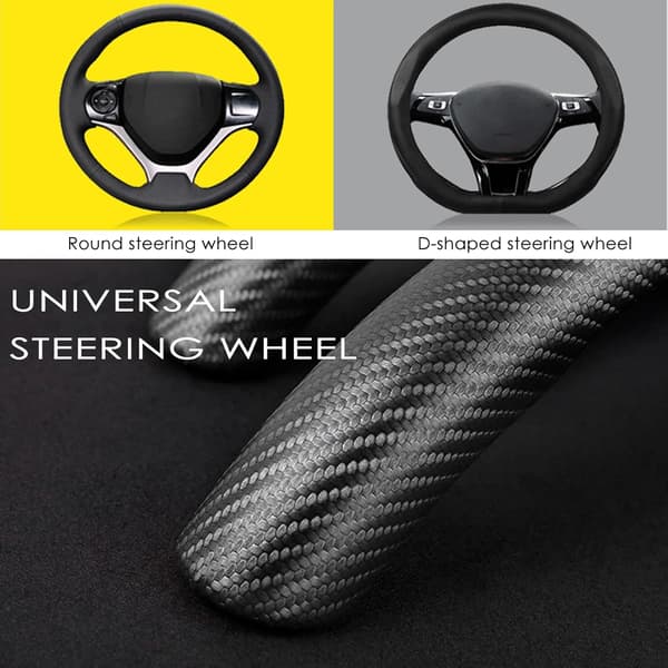 Universal Carbon Fiber Bilratdæksel Segmenteret Bil St