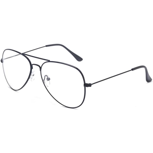 Classic Metal Fashion Clear Lens Glasses Frame Eyewear For Women