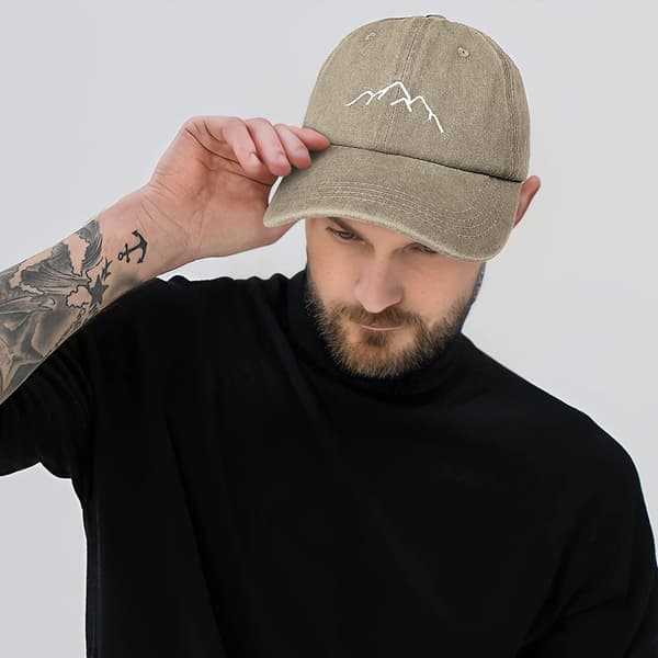 Baseball Cap Men Bomull Brodert Solhatt Unisex Justerbar Ca
