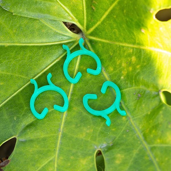 100 stk. planteclips, plastikclips til planter, C