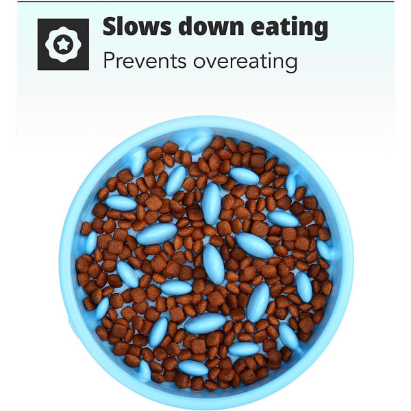 Slow Feeder Dog Bowl - Slow Eating Dog Bowl - Interaktiivinen syöttölaite