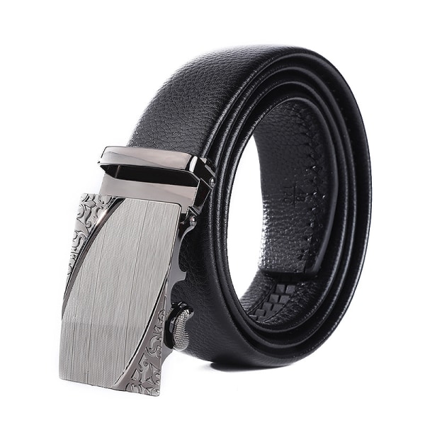 Et svart gravert herrebelte skralle automatisk belte for menn 35mm 1f90 |  Fyndiq