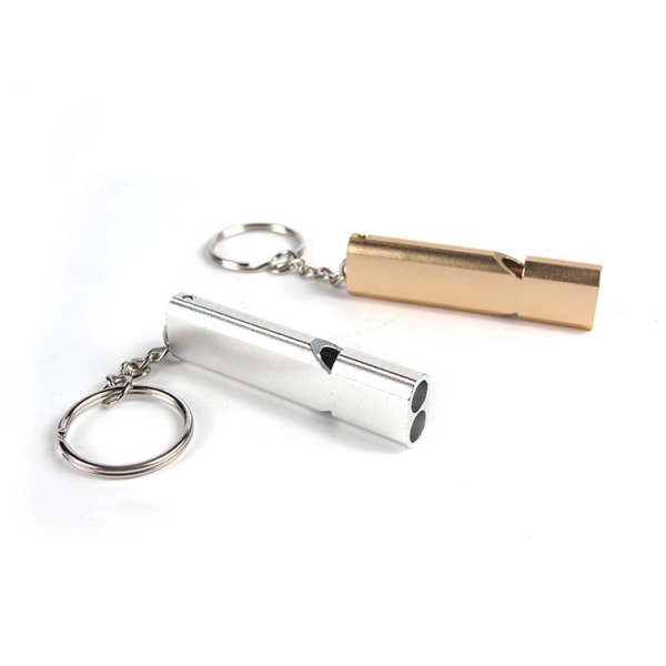 2 st Dual-tube överlevnadspipan 120 decibel bärbar fläck