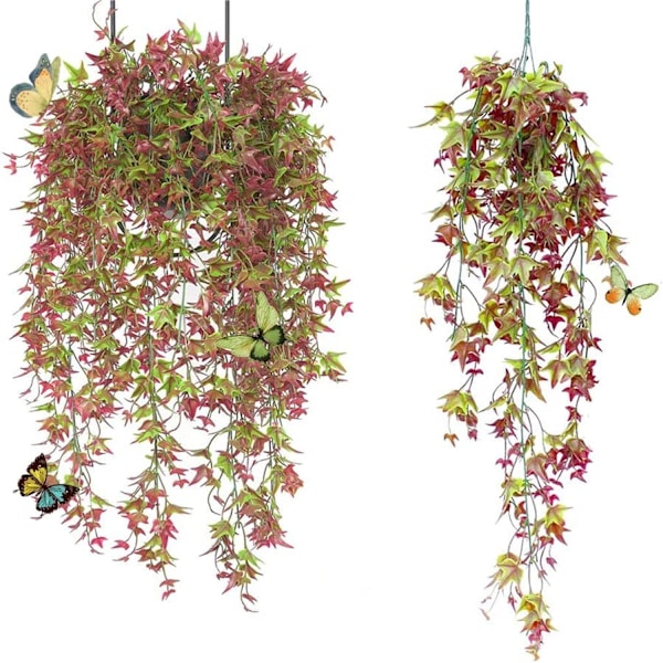 2 stk. Kunstig Vedbend Planter Girlande Vinstok 78cm Kunstig Vedbend Garl