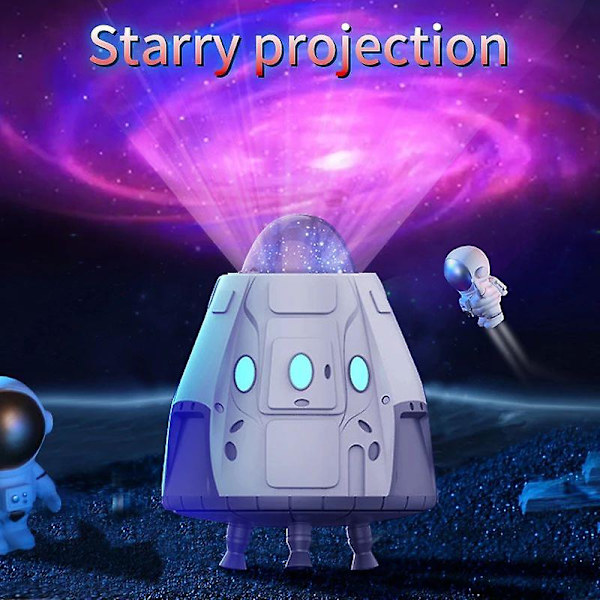 Romkapsel Stjernehimmel Projeksjonslys, Bluetooth Milky Way P