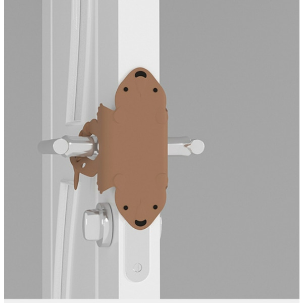 3-osainen sarjakuva karhuhuoneen oven mykistyslukko makuuhuoneen anti-collis