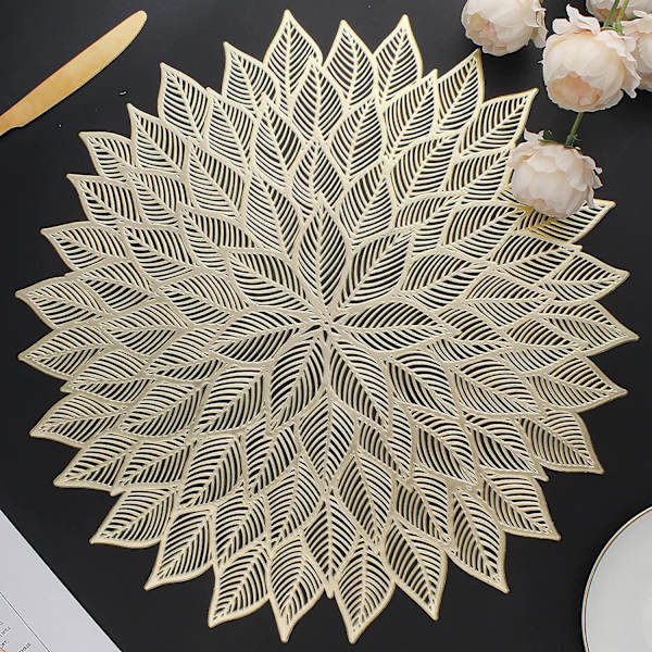 Set med 6, Thousand Hands Guanyin nordisk stil nya placemats PVC