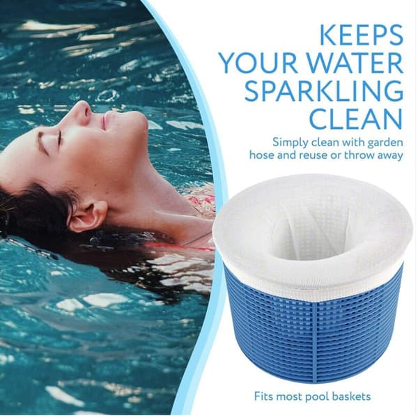 Pool Skimmer Strømper, Holdbar Elastisk Nylon Klud Pool Skimmer Fil