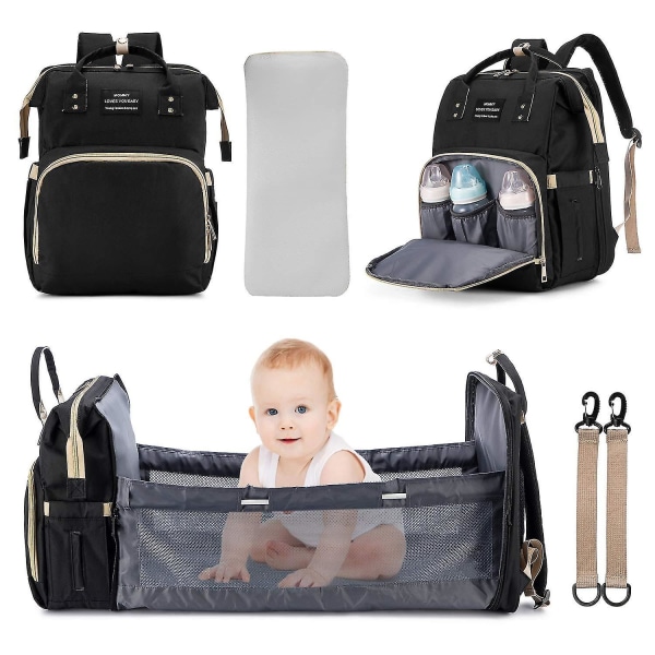 Foldeseng Mommy Bag Moderigtigt gå-ud-krybbe Multifunktionel
