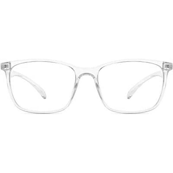 Klarblå lysblokkerende briller Lett brilleinnfatning F