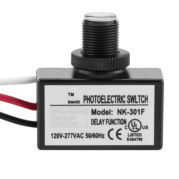 120-277V AC) Automatisk fotoelektrisk kontakt lyskontrolsensor 703f | Fyndiq