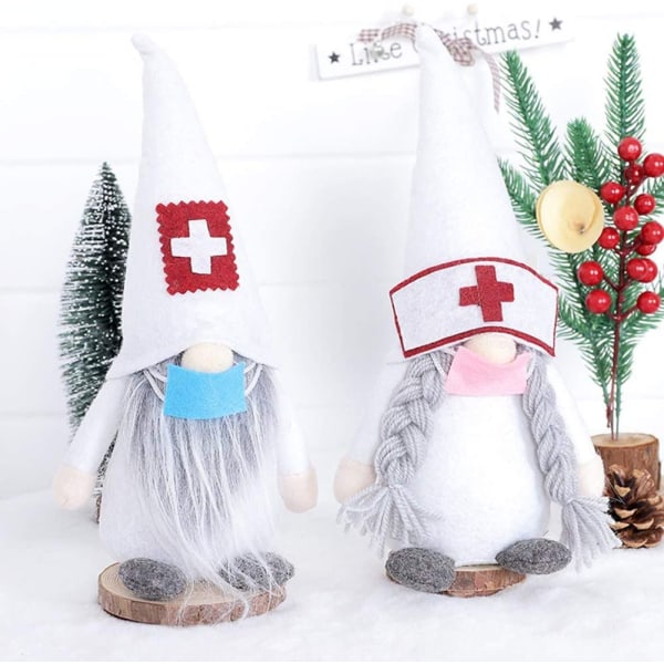 Holiday Gnome Håndlaget svensk Tomte, julenissedekorasjon O