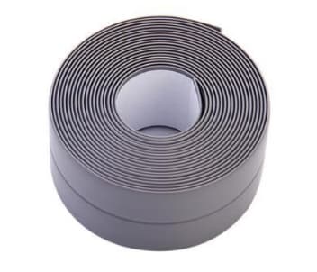 Grå sæt med 2 (3,2 m * 3,8 cm) Hjem PVC Materiale Vask Tear Strip Kitc