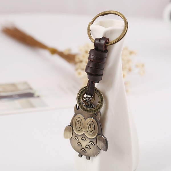Eläinpöllö avaimenperä Porte Clef Vintage pieniä lahjoja lapsille