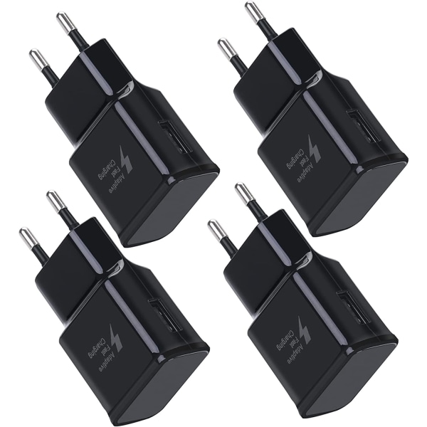 4 Pack 5V-2A USB Power Charger Socket Adapter Universal Fast Cha