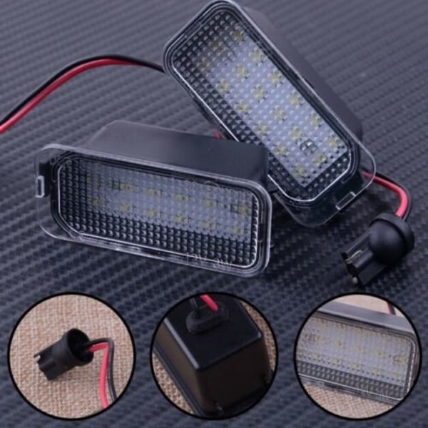 2 st LED-skyltbelysning för Ford Fiesta Focus Galaxy C-Max