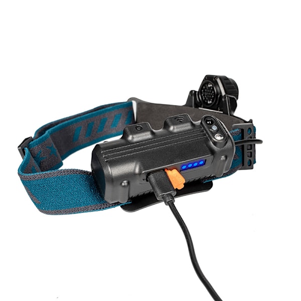 Kraftig oppladbar hodelykt, 2000LM zoom LED hodelykt med