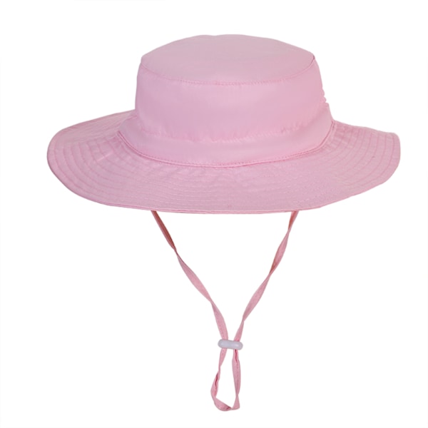 Børns solhat åndbar hurtigtørrende strandhat (pink)
