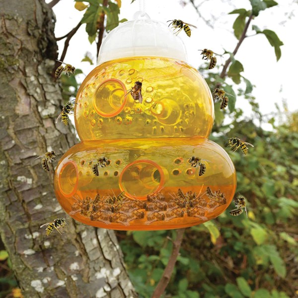 Hvepsefælde / Hængende Hornet Trap (pakke med 2) - Naturlig og Økologisk