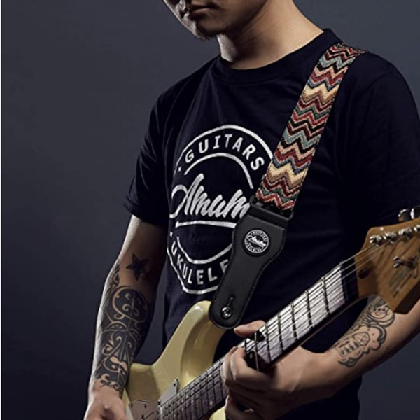 Gitarrrem med bomull, elektrisk gitarr, balladgitarr, laddning