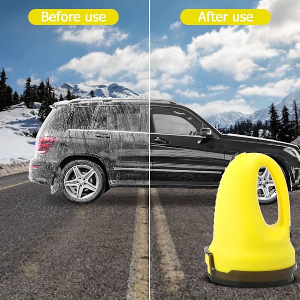 Sähköinen jäänraaputin, ABS-sähköinen auton lasin sulatuslaite, lumenpoistotyökalu, USB-lataus 3000mAh auton tuulilasin lumeen