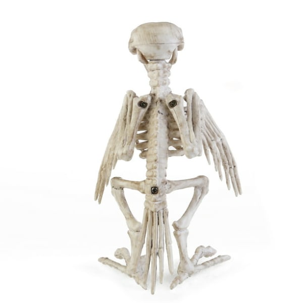 Crazy Bone Skeleton Raven 100% muovia Animal Bones Hor